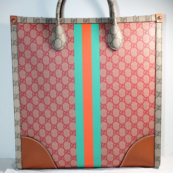 NWT Gucci X Dans LaVert Tote Interlocking GG Supreme Shoulder Bag Web 723885 - Picture 3 of 13